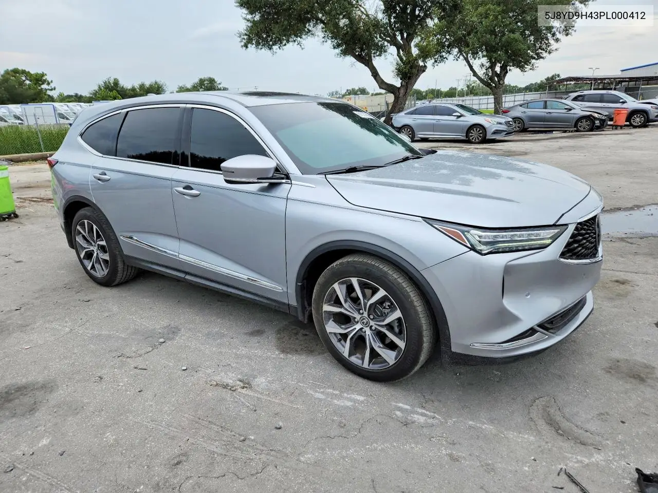2023 Acura Mdx Technology VIN: 5J8YD9H43PL000412 Lot: 61327866