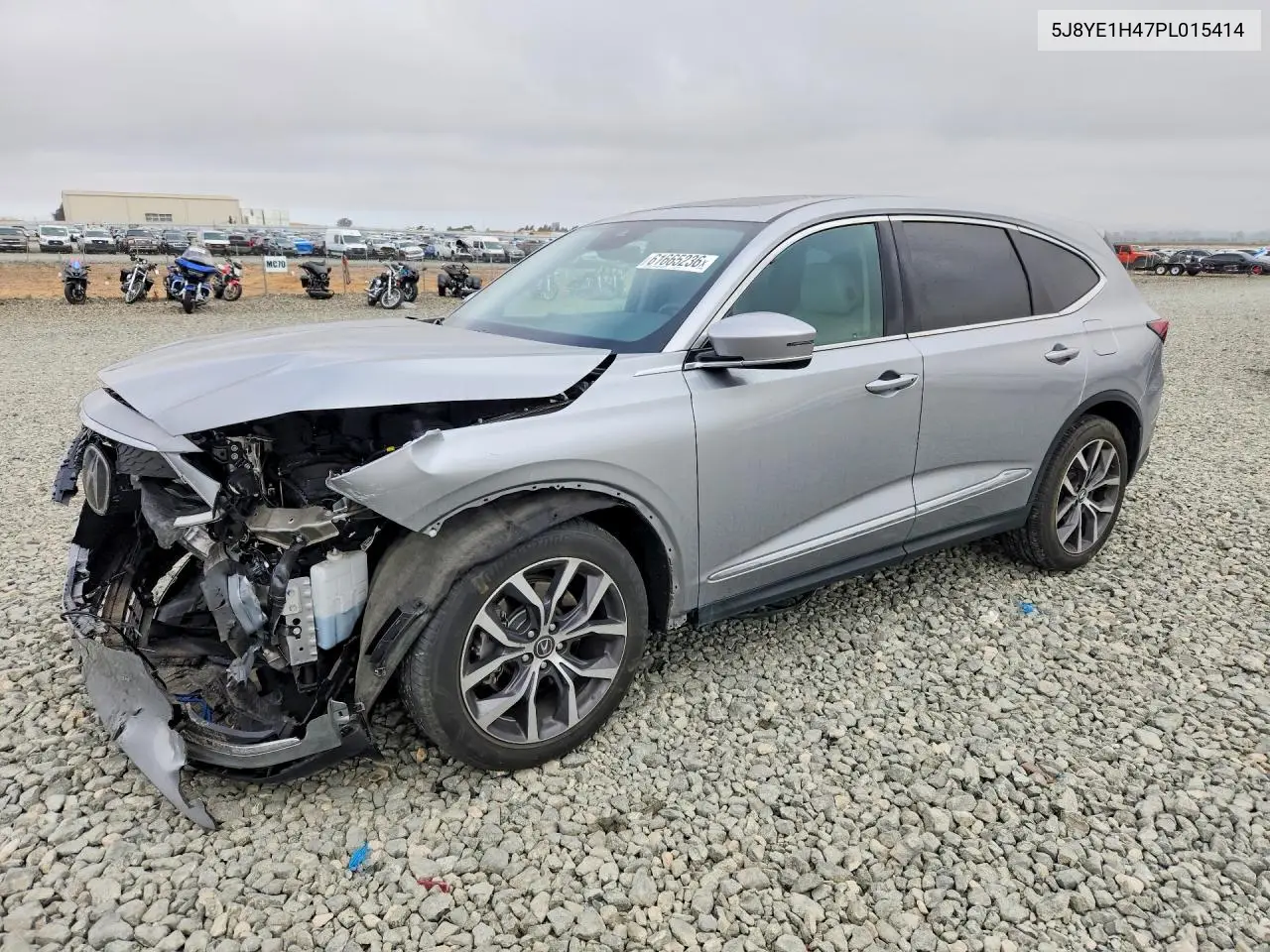 2023 Acura Mdx Technology VIN: 5J8YE1H47PL015414 Lot: 61665236
