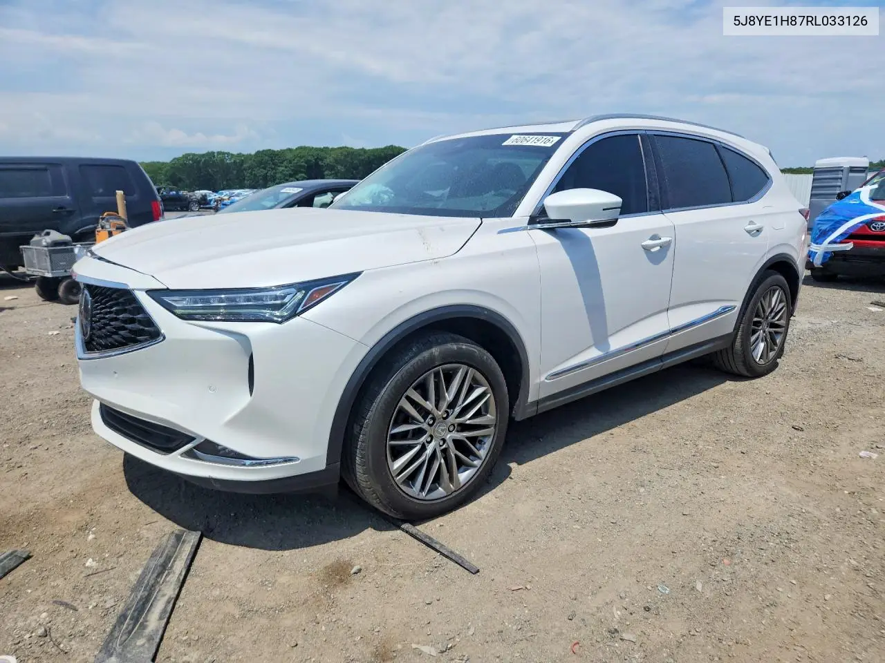 2024 Acura Mdx Advance VIN: 5J8YE1H87RL033126 Lot: 60641916