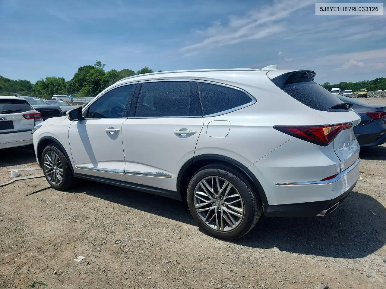 2024 Acura Mdx Advance VIN: 5J8YE1H87RL033126 Lot: 60641916
