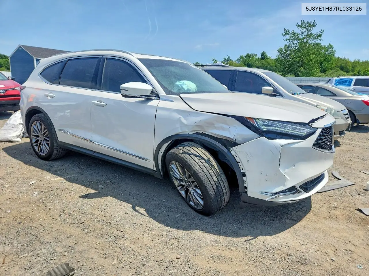 2024 Acura Mdx Advance VIN: 5J8YE1H87RL033126 Lot: 60641916