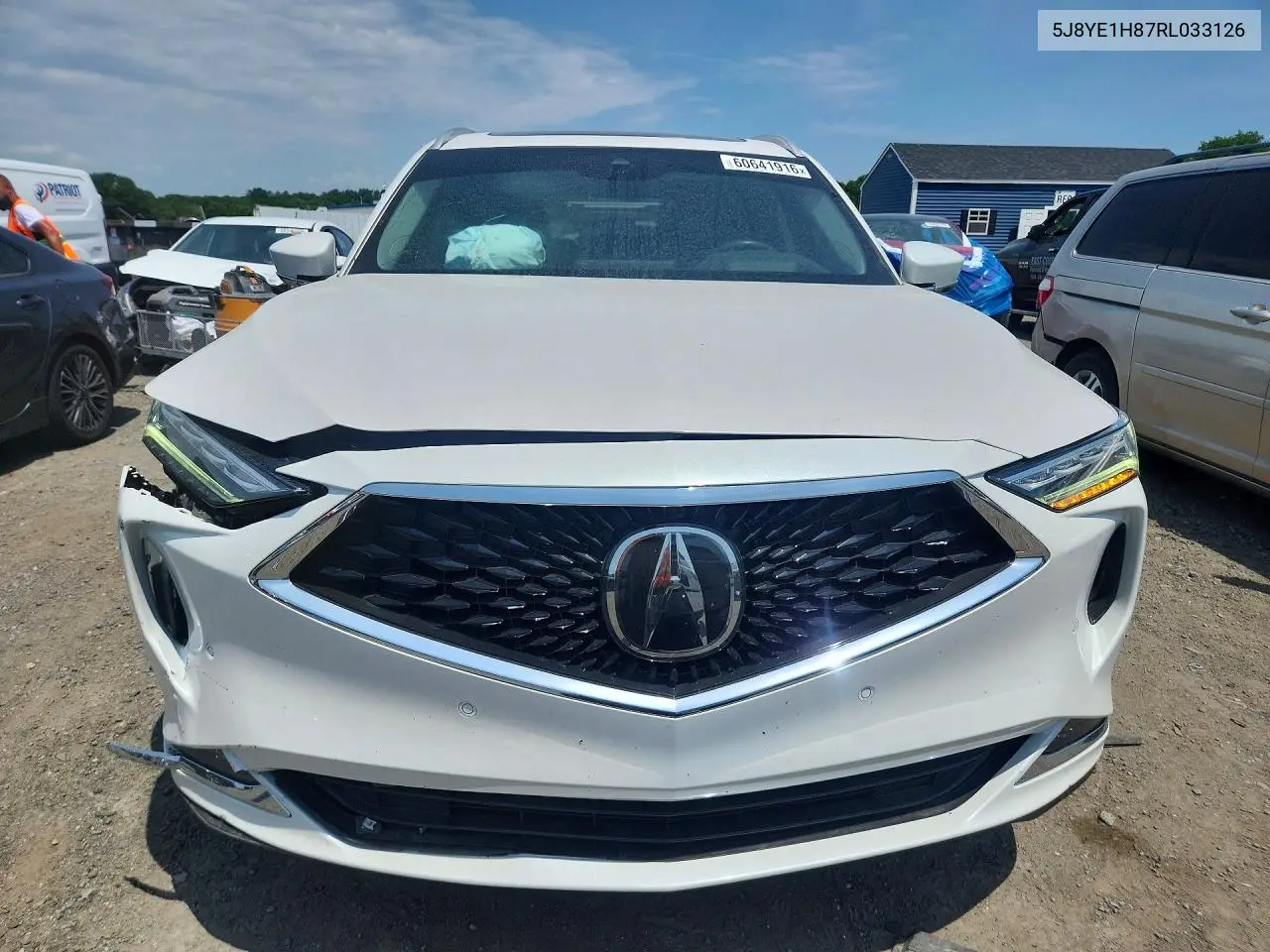 2024 Acura Mdx Advance VIN: 5J8YE1H87RL033126 Lot: 60641916