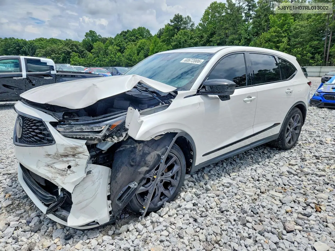 2024 Acura Mdx A-Spec VIN: 5J8YE1H07RL013002 Lot: 60672006