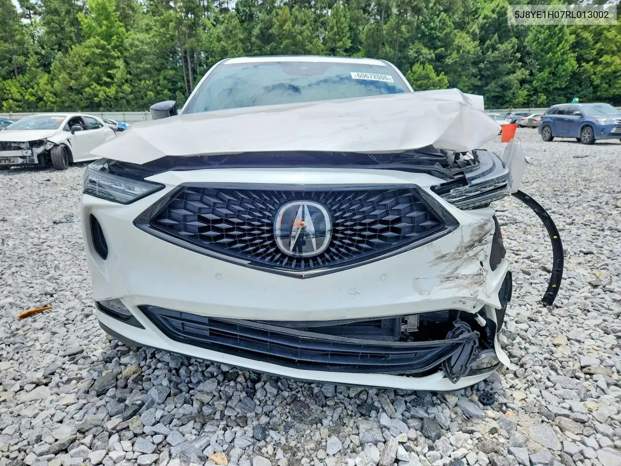2024 Acura Mdx A-Spec VIN: 5J8YE1H07RL013002 Lot: 60672006