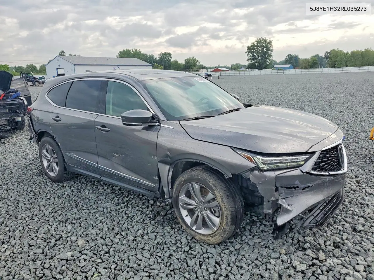 2024 Acura Mdx VIN: 5J8YE1H32RL035273 Lot: 61376626