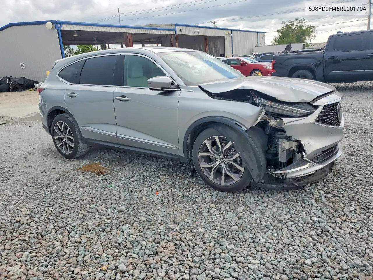 2024 Acura Mdx Technology VIN: 5J8YD9H46RL001704 Lot: 61567906