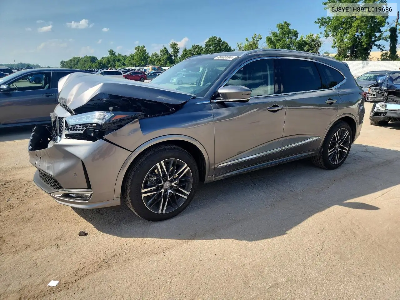 2026 Acura Mdx Advance VIN: 5J8YE1H89TL019686 Lot: 60660996