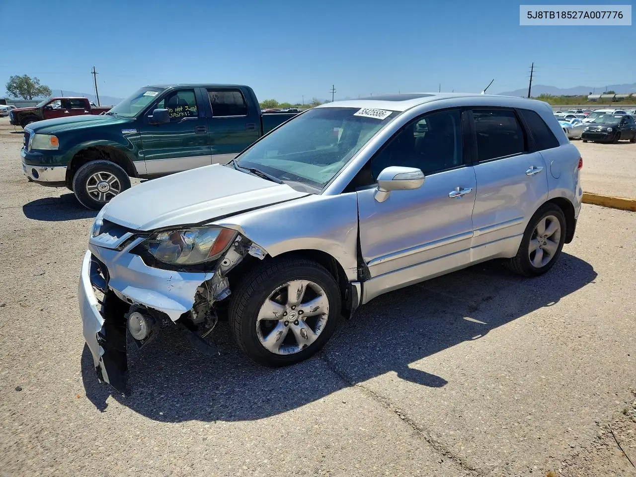 2007 Acura Rdx Technology VIN: 5J8TB18527A007776 Lot: 55425586
