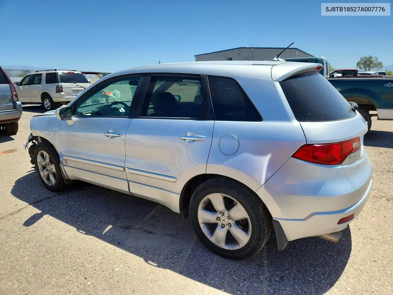 2007 Acura Rdx Technology VIN: 5J8TB18527A007776 Lot: 55425586