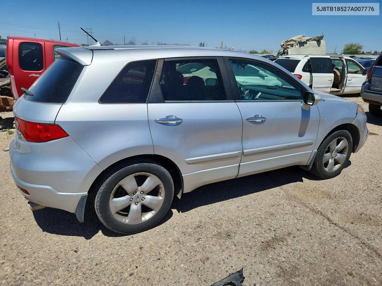 2007 Acura Rdx Technology VIN: 5J8TB18527A007776 Lot: 55425586