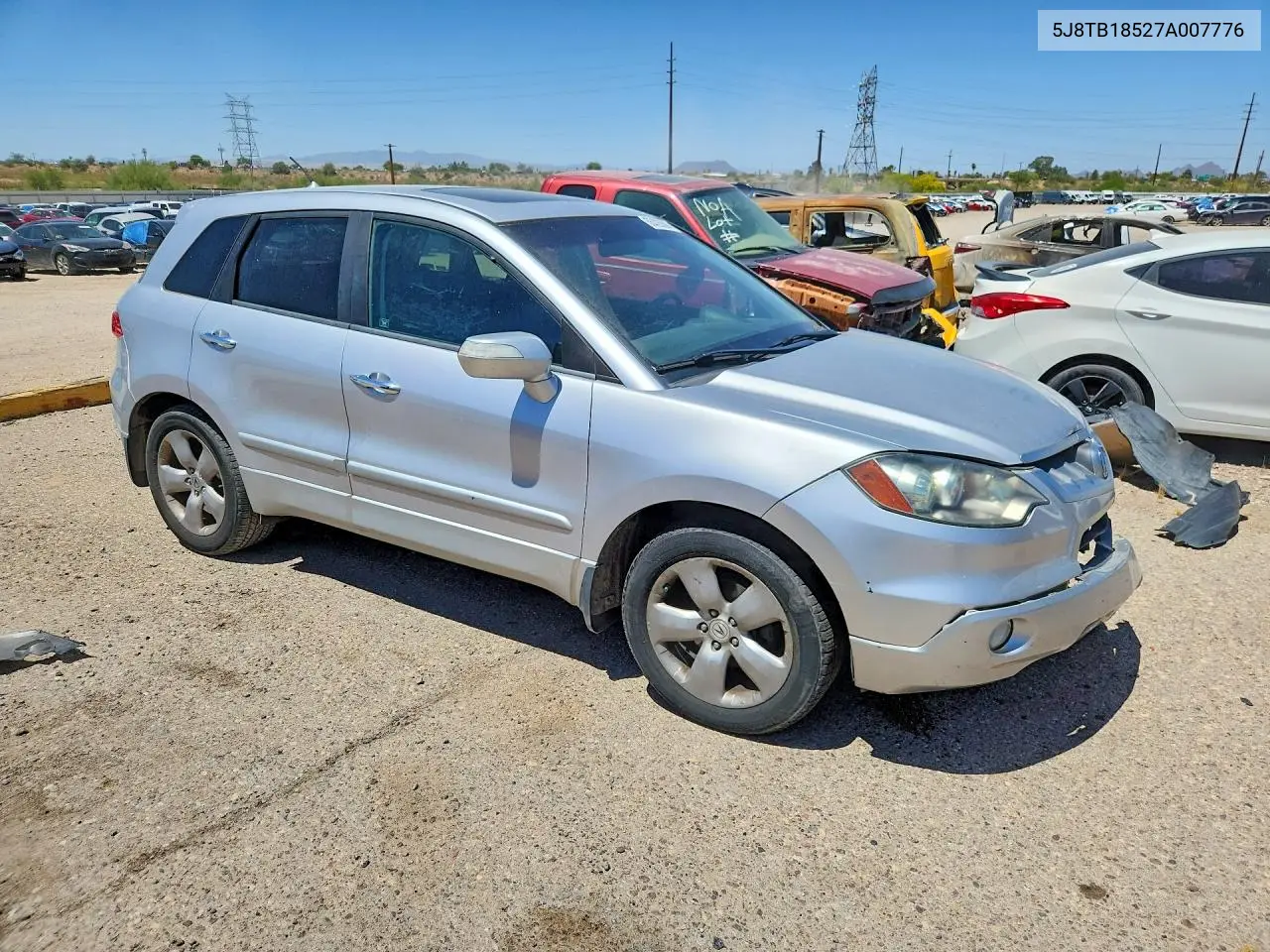 2007 Acura Rdx Technology VIN: 5J8TB18527A007776 Lot: 55425586