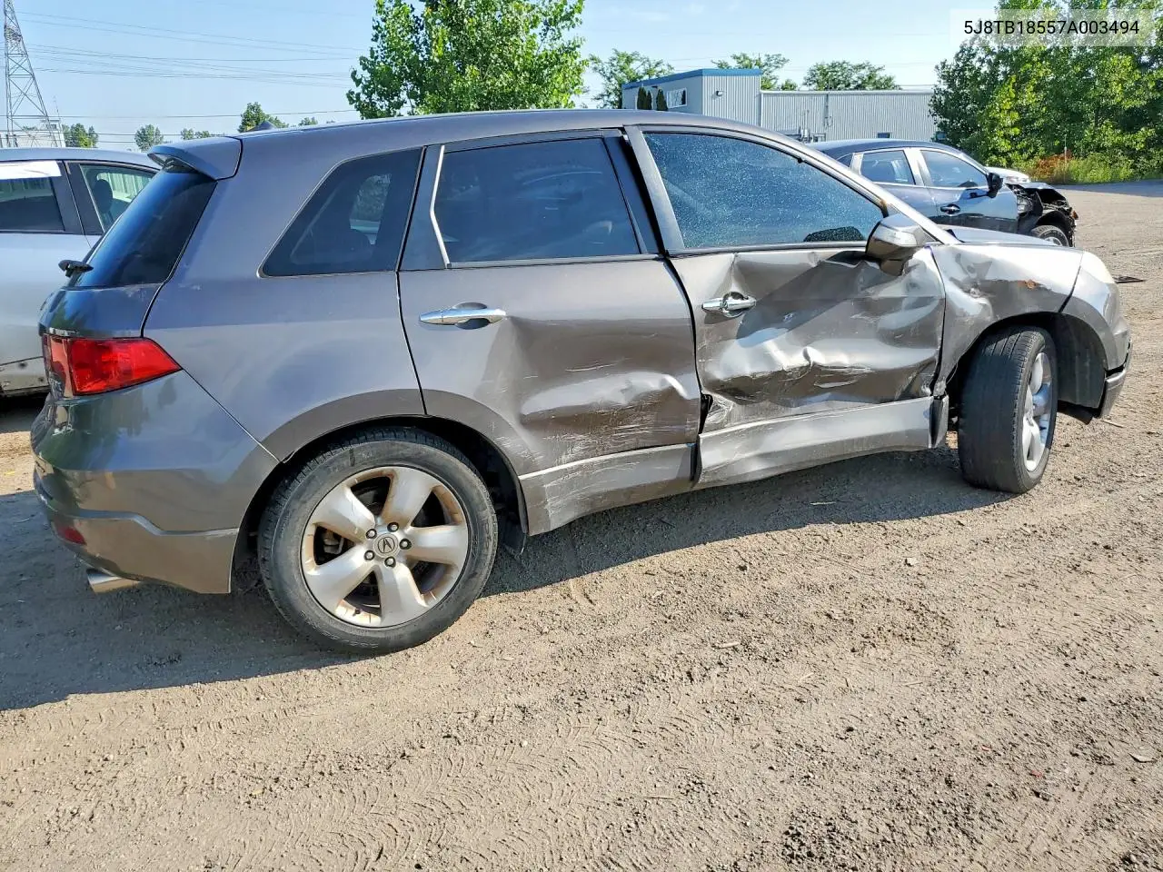 2007 Acura Rdx Technology VIN: 5J8TB18557A003494 Lot: 60835656