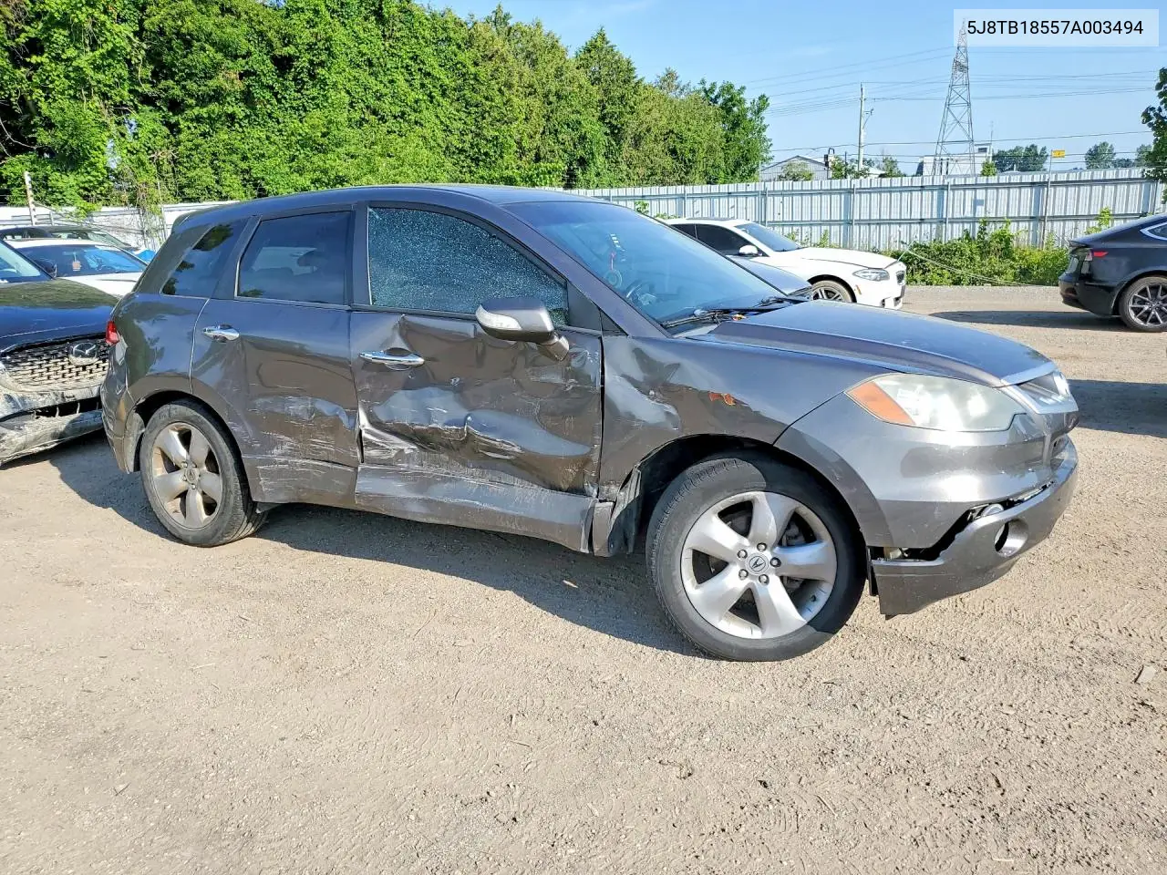 2007 Acura Rdx Technology VIN: 5J8TB18557A003494 Lot: 60835656