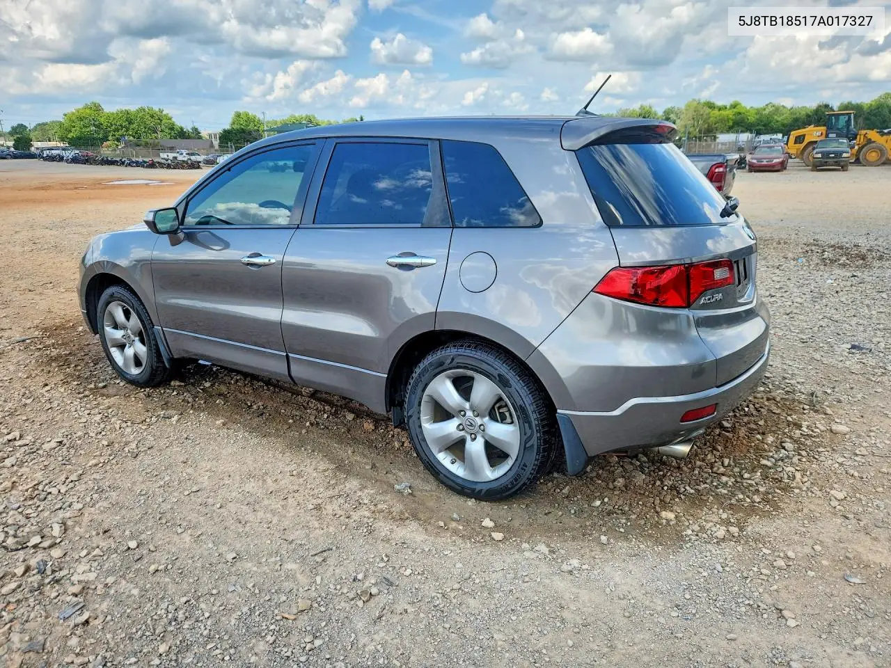 2007 Acura Rdx Technology VIN: 5J8TB18517A017327 Lot: 61032136
