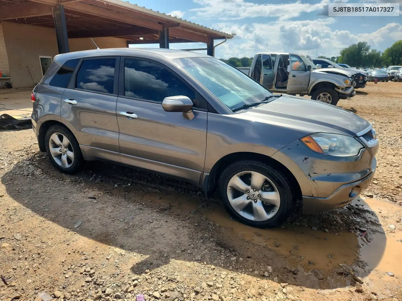 2007 Acura Rdx Technology VIN: 5J8TB18517A017327 Lot: 61032136