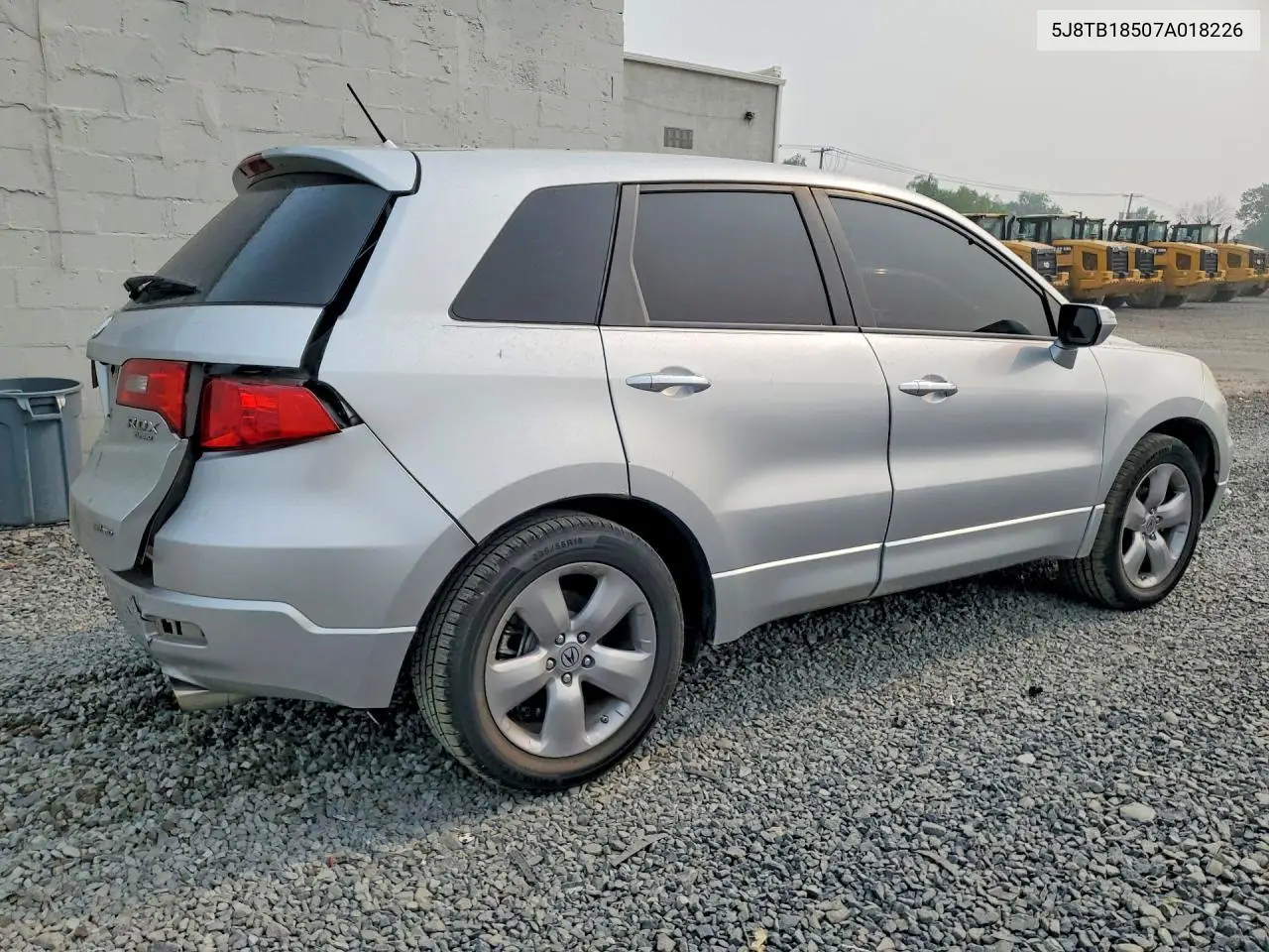 2007 Acura Rdx Technology VIN: 5J8TB18507A018226 Lot: 61190266