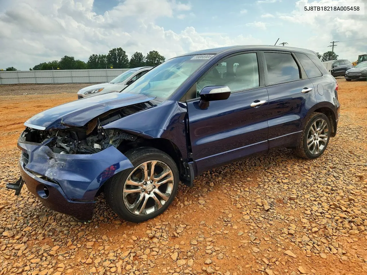 2008 Acura Rdx VIN: 5J8TB18218A005458 Lot: 59066906