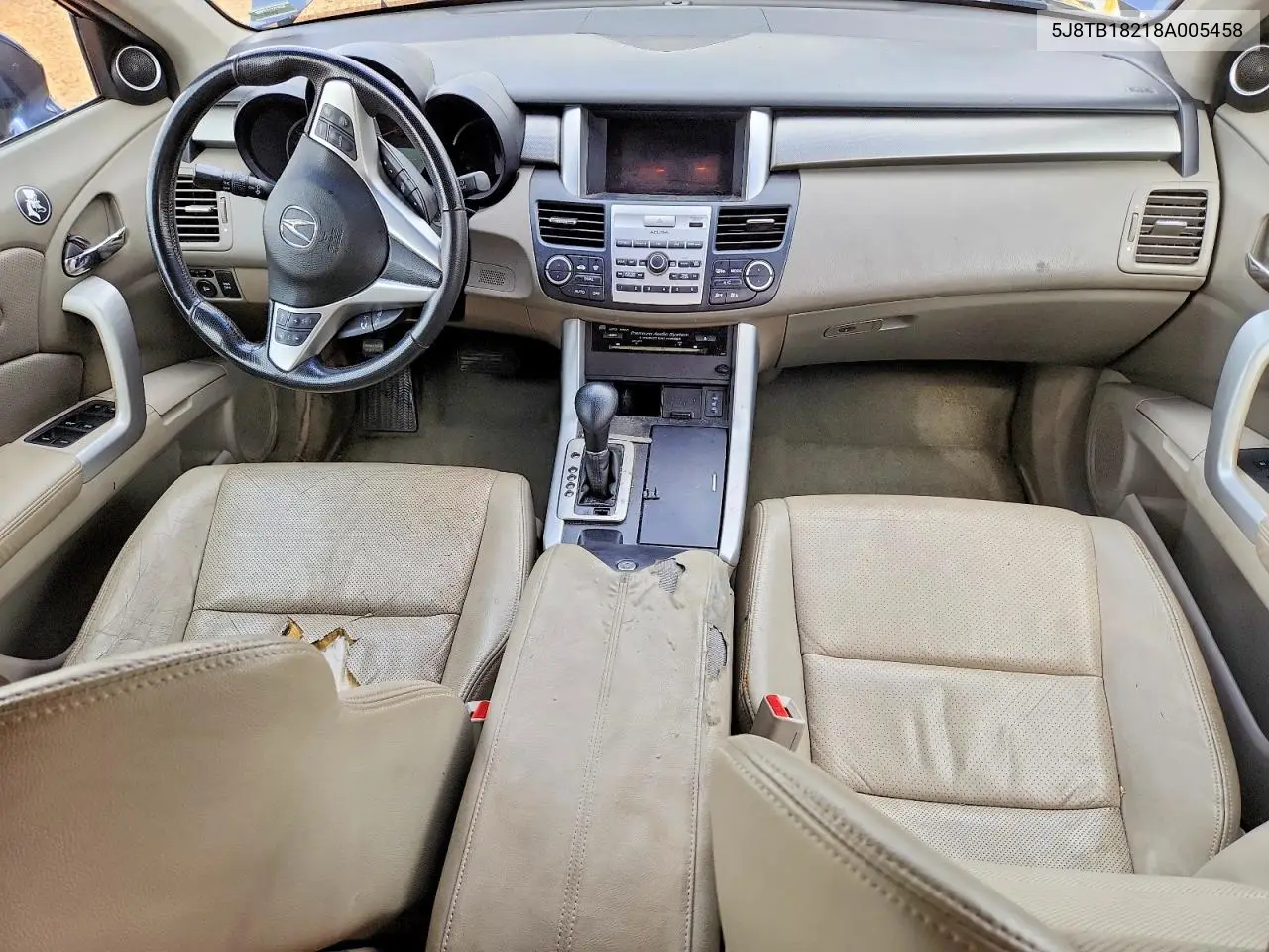 2008 Acura Rdx VIN: 5J8TB18218A005458 Lot: 59066906