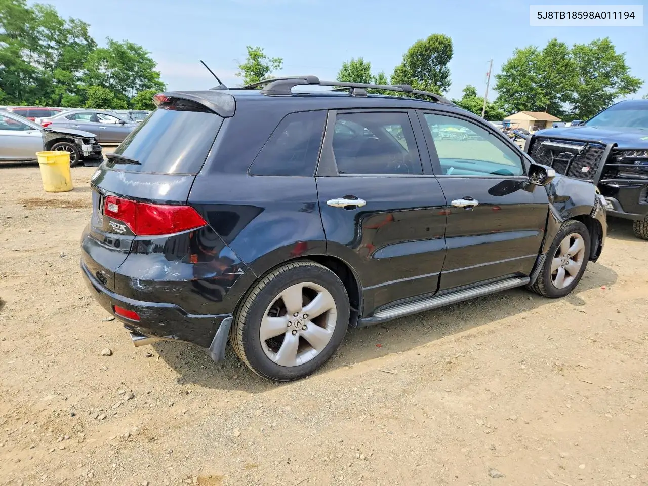 2008 Acura Rdx Technology VIN: 5J8TB18598A011194 Lot: 60174996