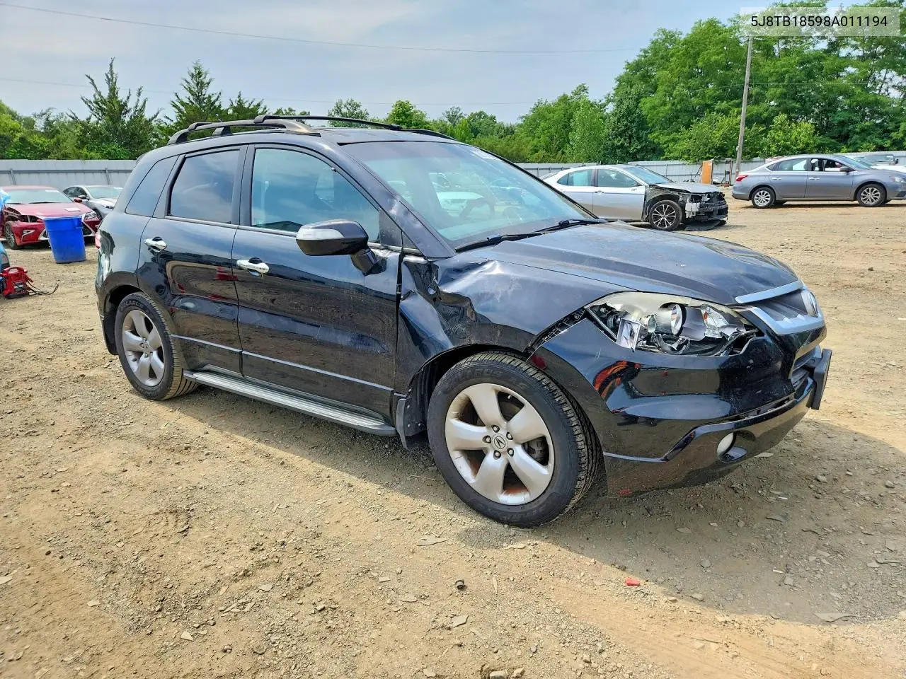 2008 Acura Rdx Technology VIN: 5J8TB18598A011194 Lot: 60174996