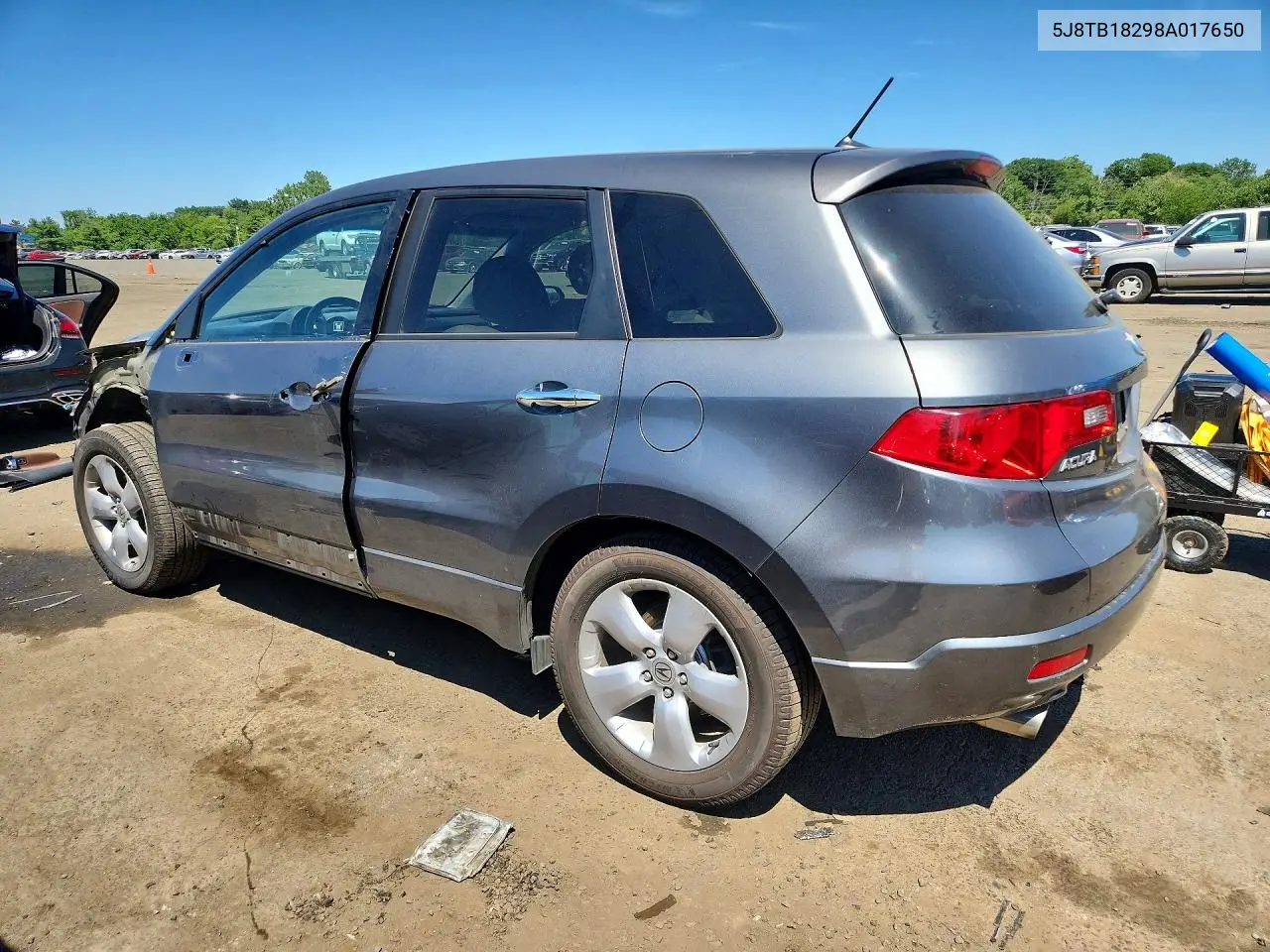 2008 Acura Rdx VIN: 5J8TB18298A017650 Lot: 61394976