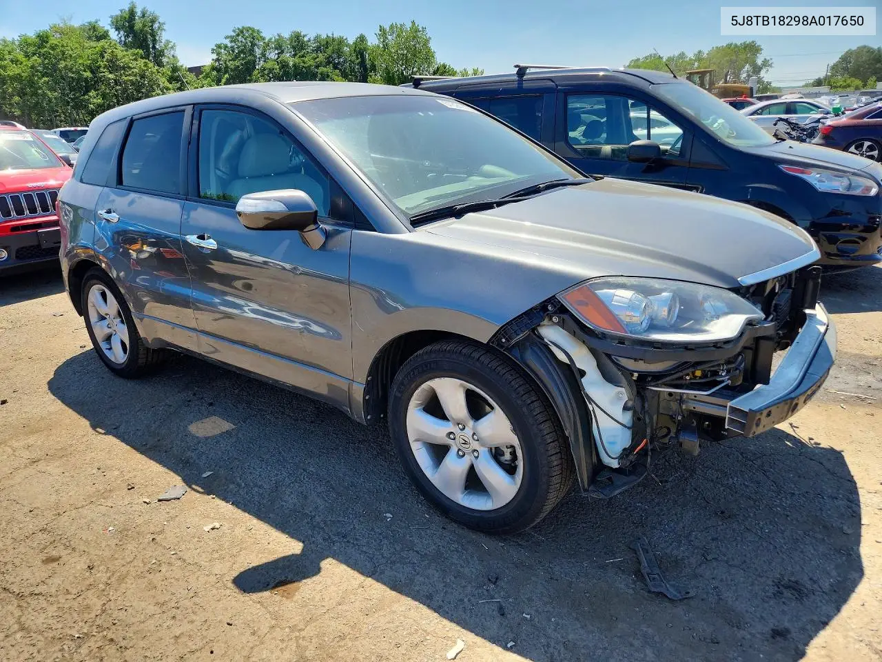 2008 Acura Rdx VIN: 5J8TB18298A017650 Lot: 61394976