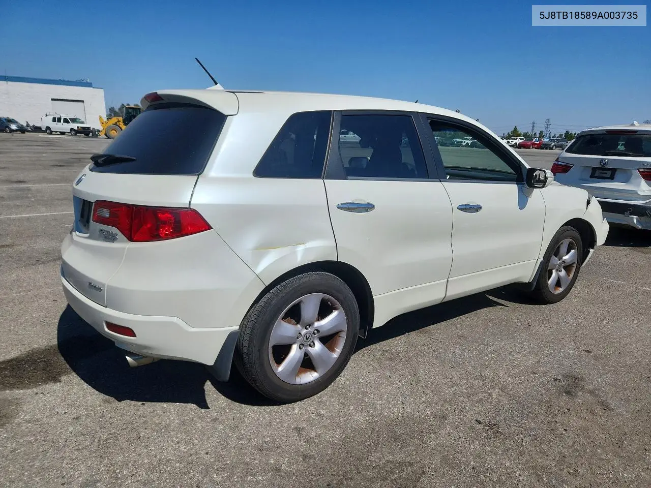2009 Acura Rdx Technology VIN: 5J8TB18589A003735 Lot: 58002296