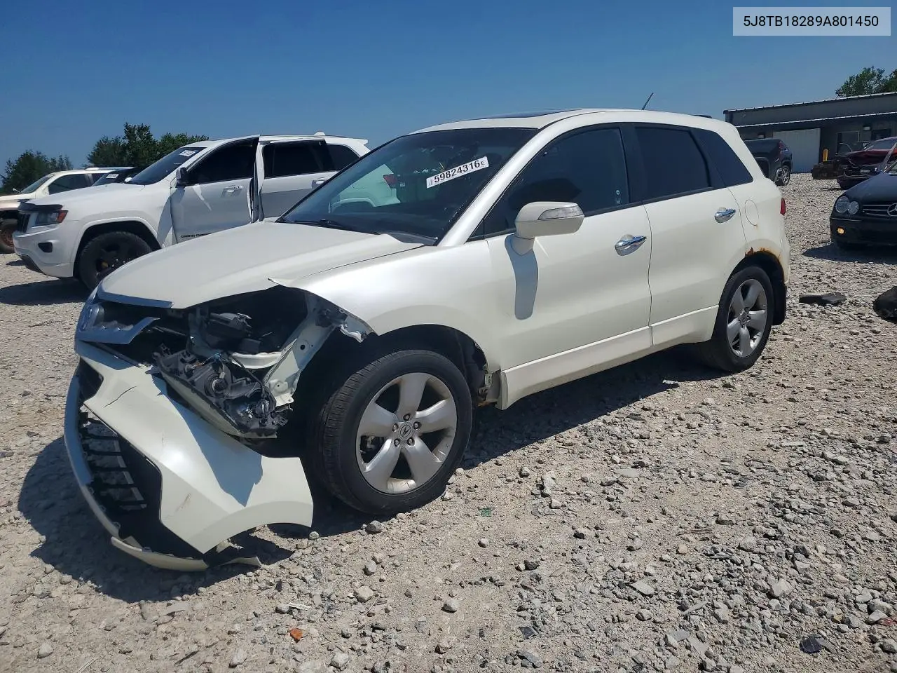 2009 Acura Rdx VIN: 5J8TB18289A801450 Lot: 59824316