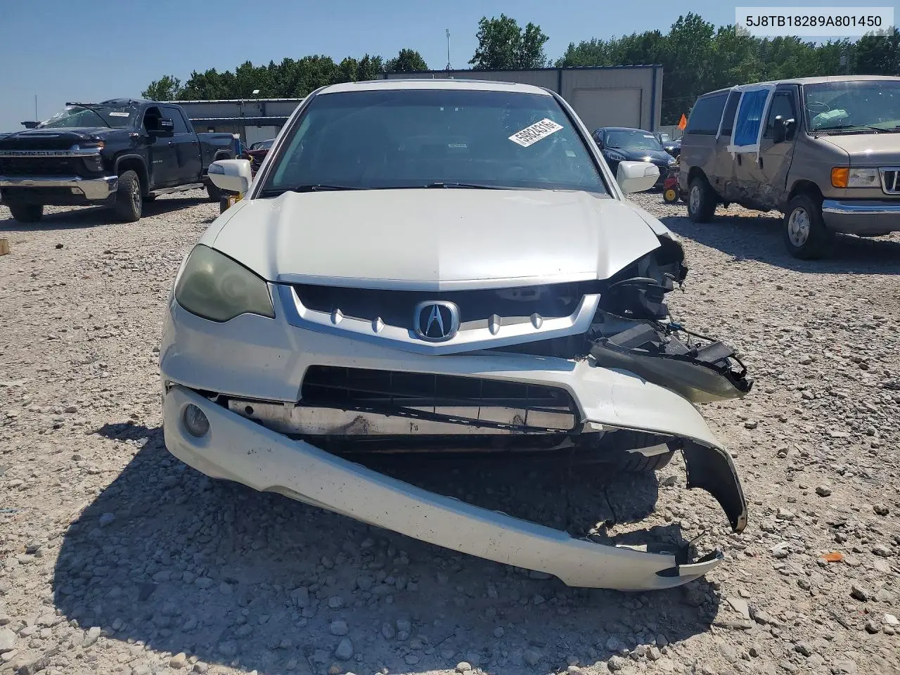 2009 Acura Rdx VIN: 5J8TB18289A801450 Lot: 59824316