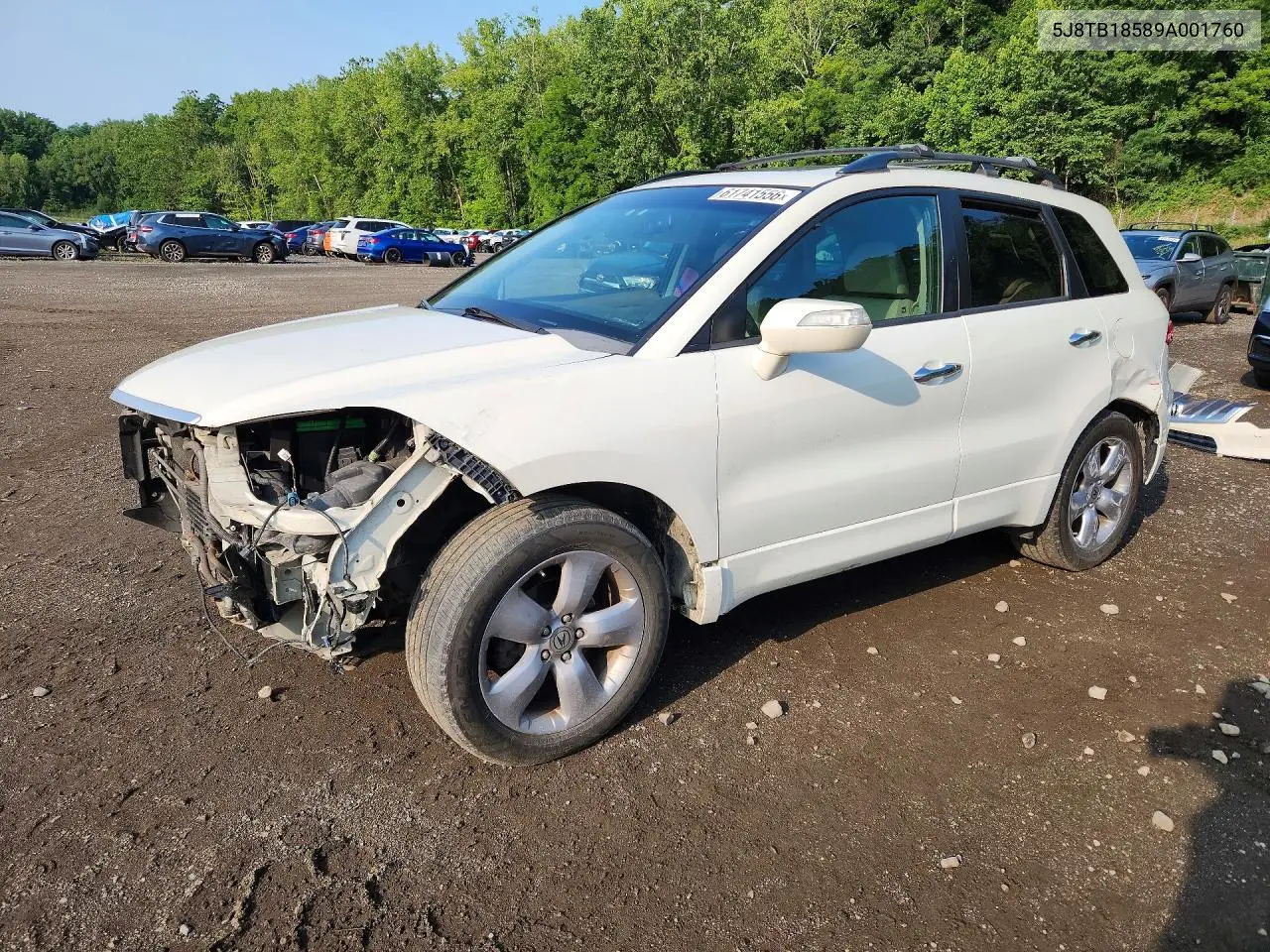 2009 Acura Rdx Technology VIN: 5J8TB18589A001760 Lot: 61741556