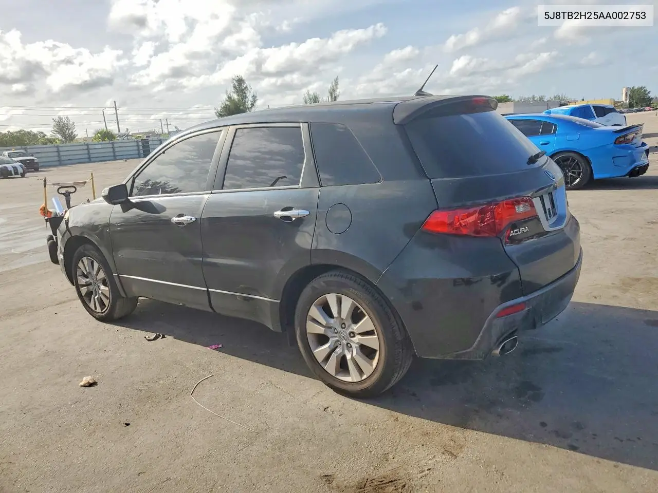 2010 Acura Rdx VIN: 5J8TB2H25AA002753 Lot: 58356306