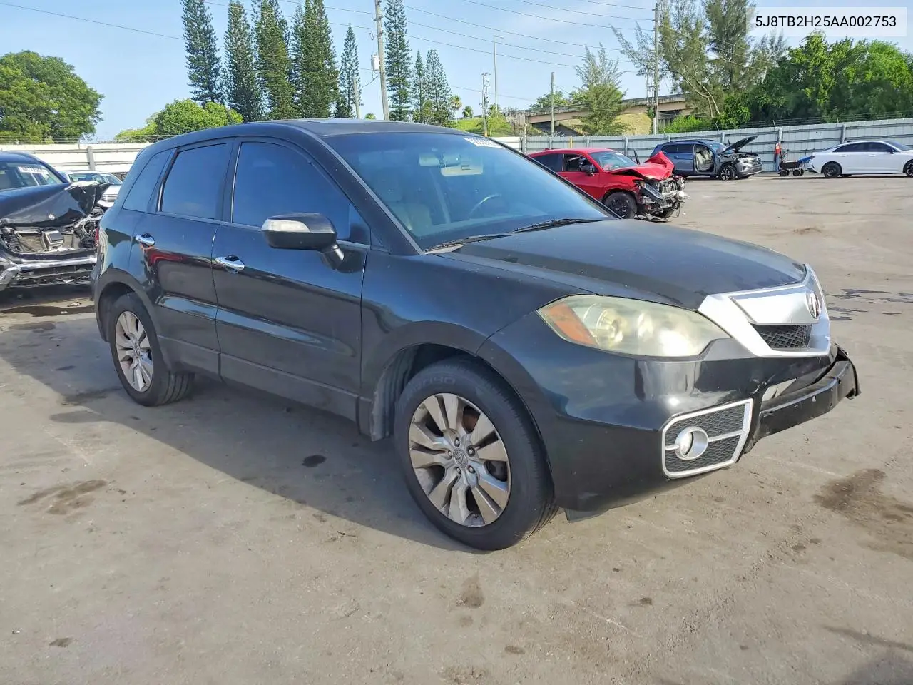 2010 Acura Rdx VIN: 5J8TB2H25AA002753 Lot: 58356306