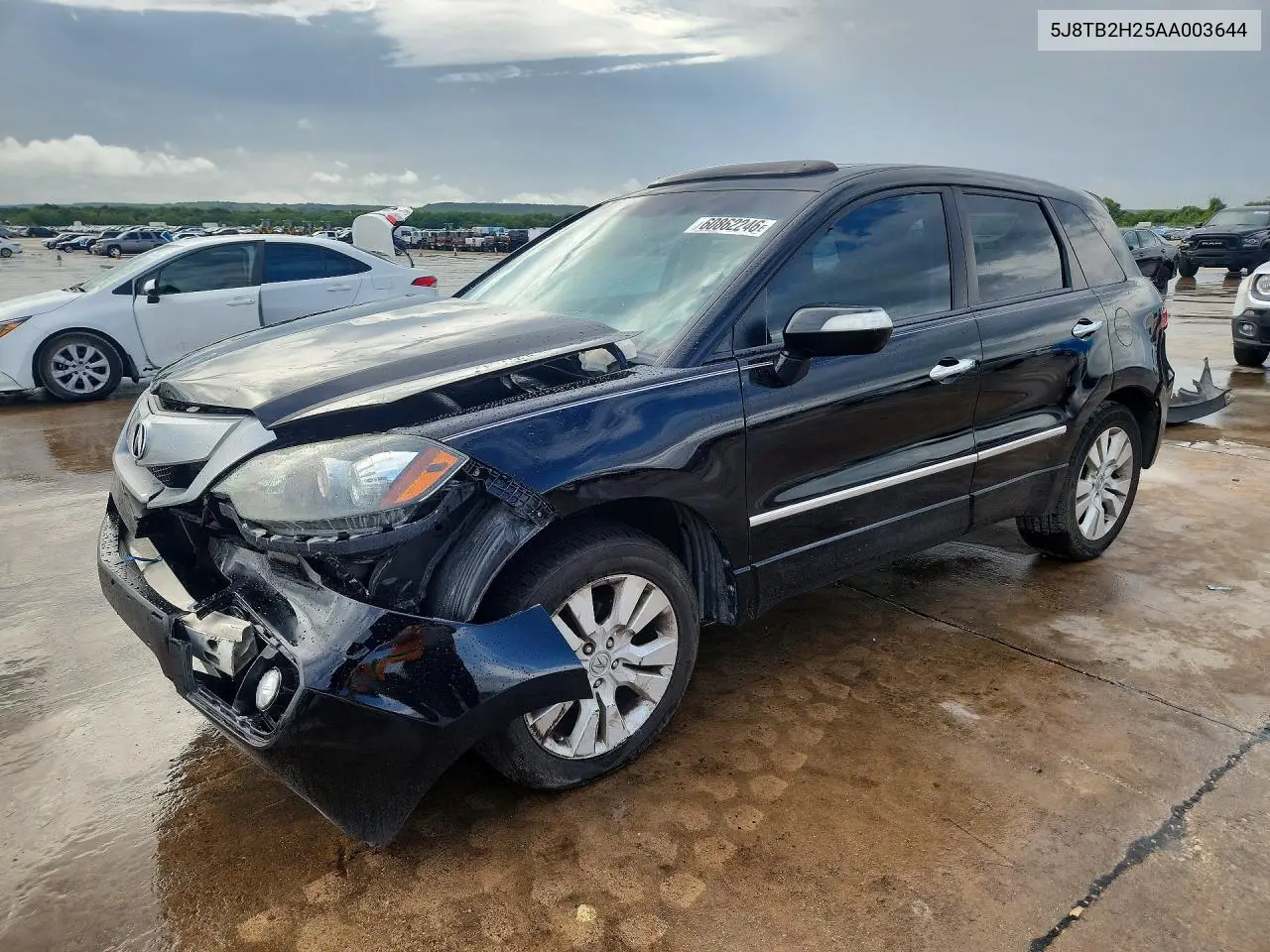 2010 Acura Rdx VIN: 5J8TB2H25AA003644 Lot: 60862246