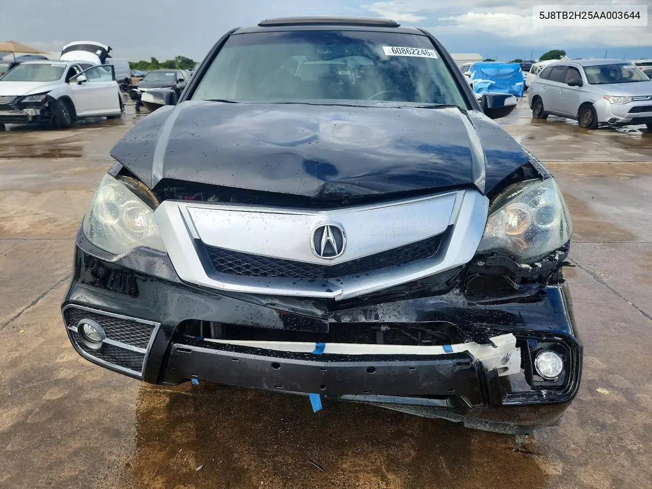 2010 Acura Rdx VIN: 5J8TB2H25AA003644 Lot: 60862246