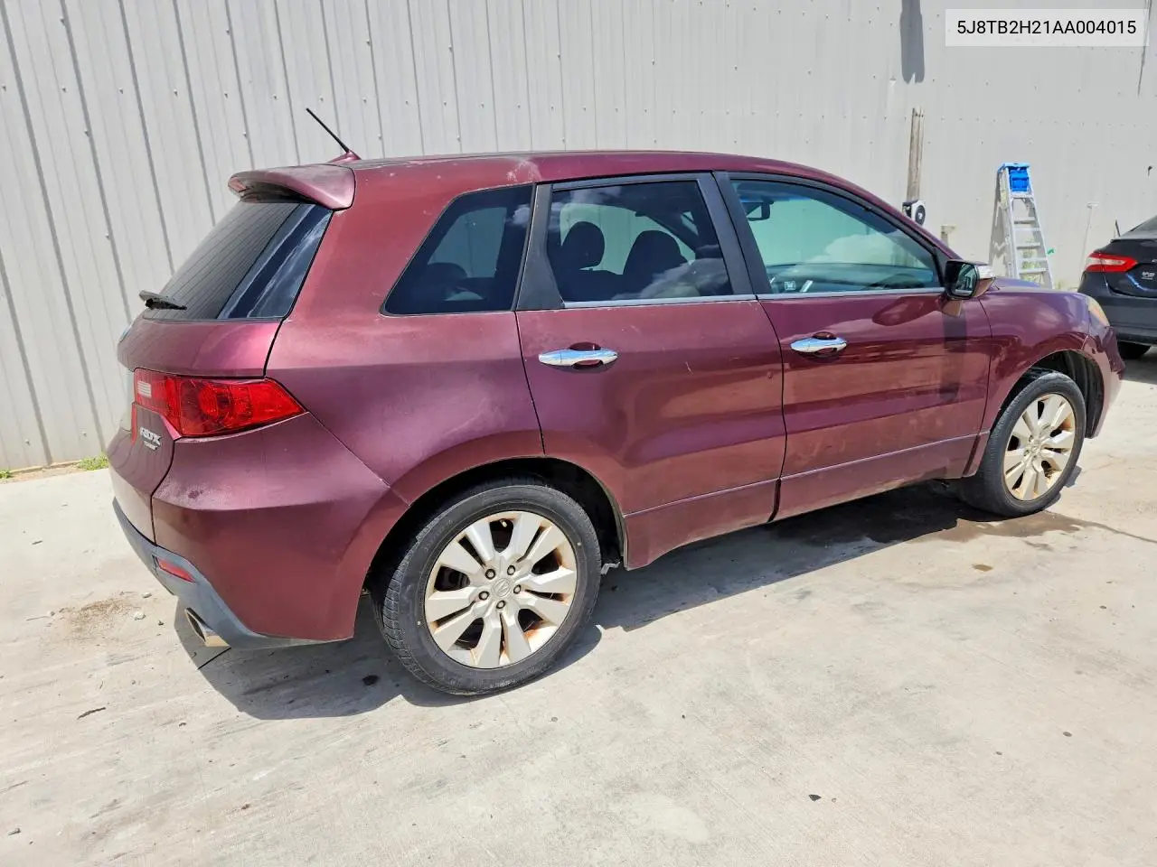 2010 Acura Rdx VIN: 5J8TB2H21AA004015 Lot: 61903666