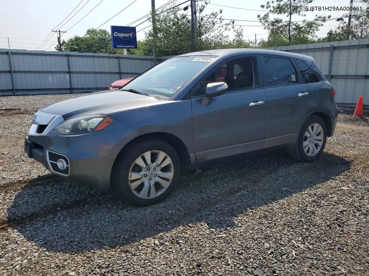 2010 Acura Rdx VIN: 5J8TB1H29AA000661 Lot: 76294645