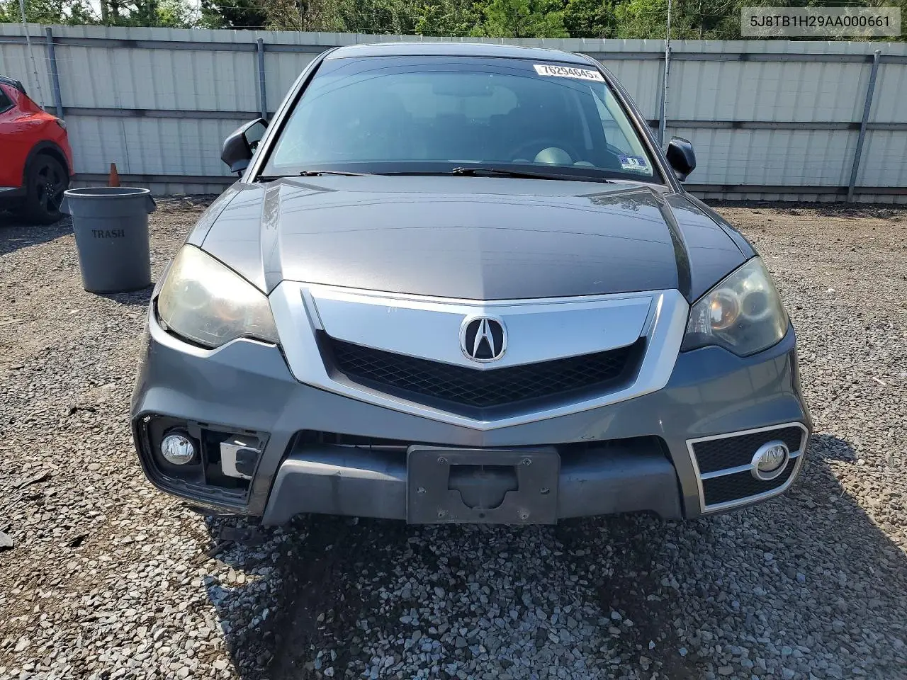 2010 Acura Rdx VIN: 5J8TB1H29AA000661 Lot: 76294645