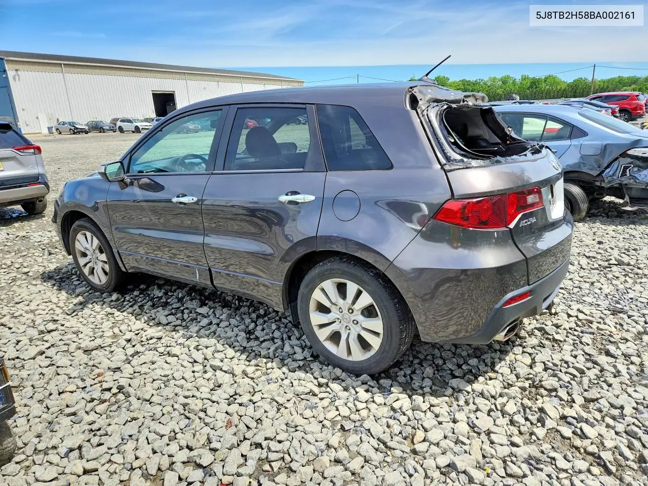 2011 Acura Rdx Technology VIN: 5J8TB2H58BA002161 Lot: 54726406