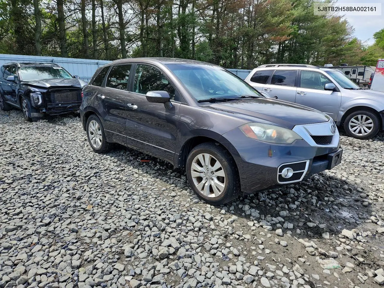2011 Acura Rdx Technology VIN: 5J8TB2H58BA002161 Lot: 54726406