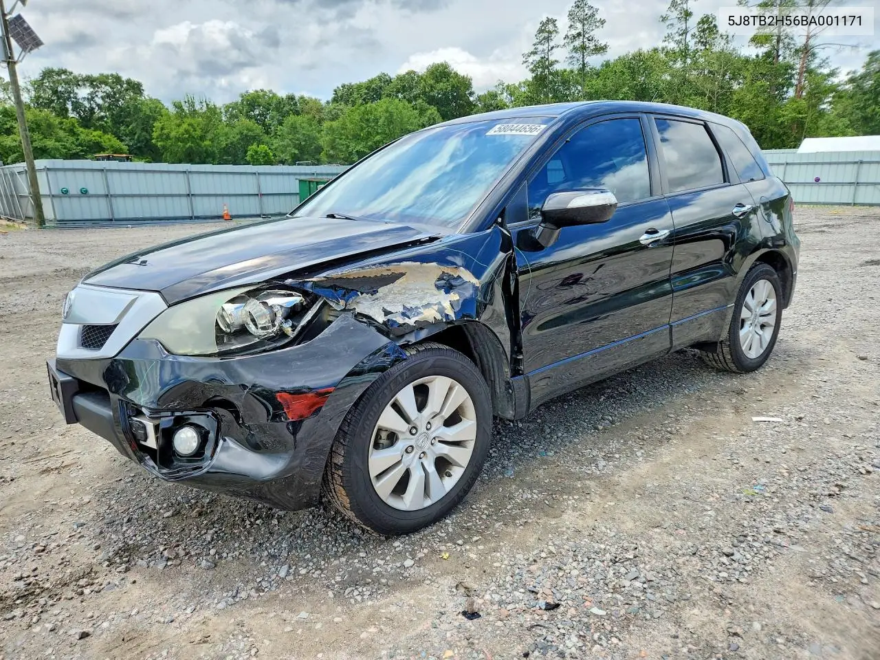 2011 Acura Rdx Technology VIN: 5J8TB2H56BA001171 Lot: 58044656