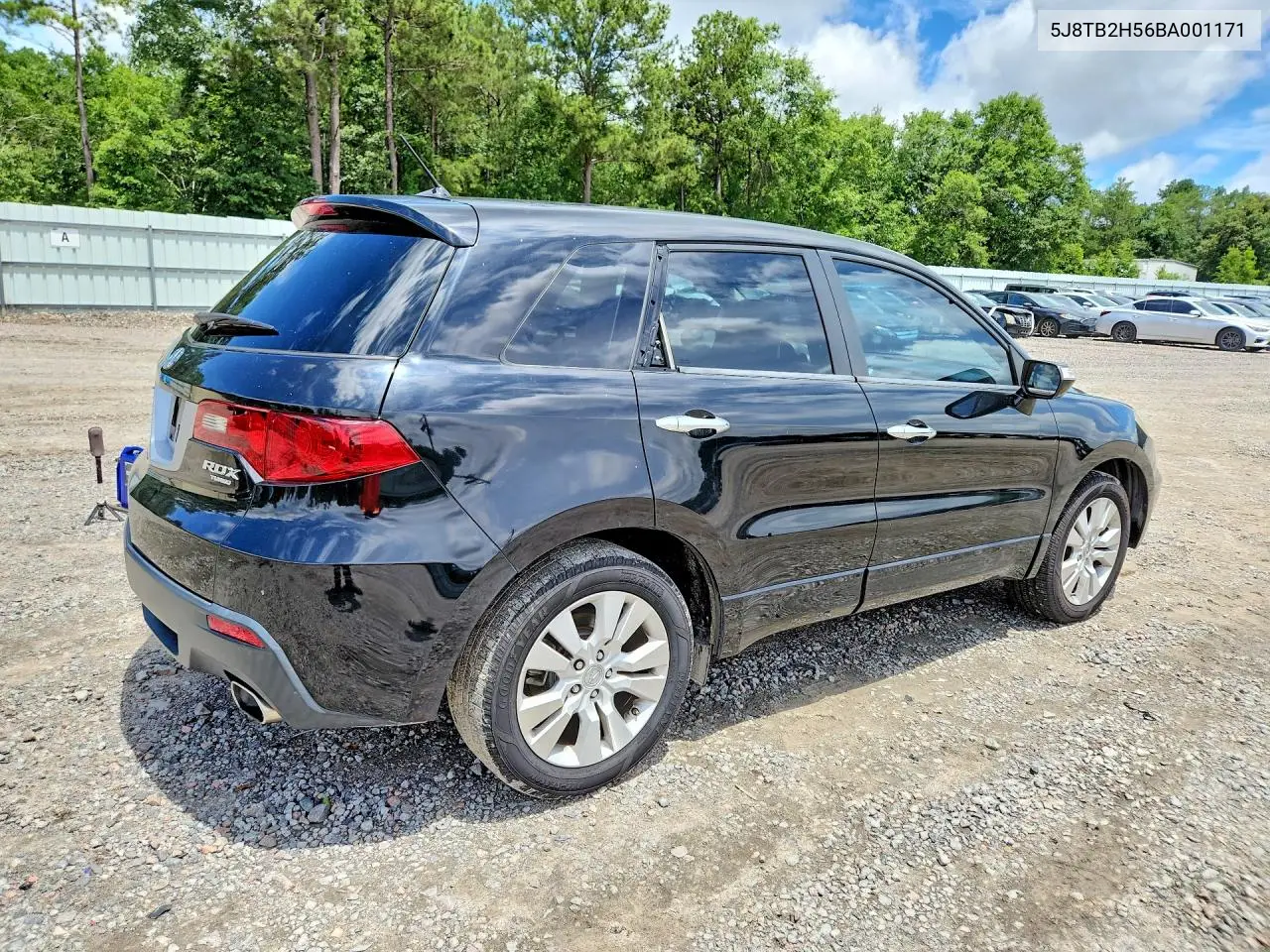 2011 Acura Rdx Technology VIN: 5J8TB2H56BA001171 Lot: 58044656