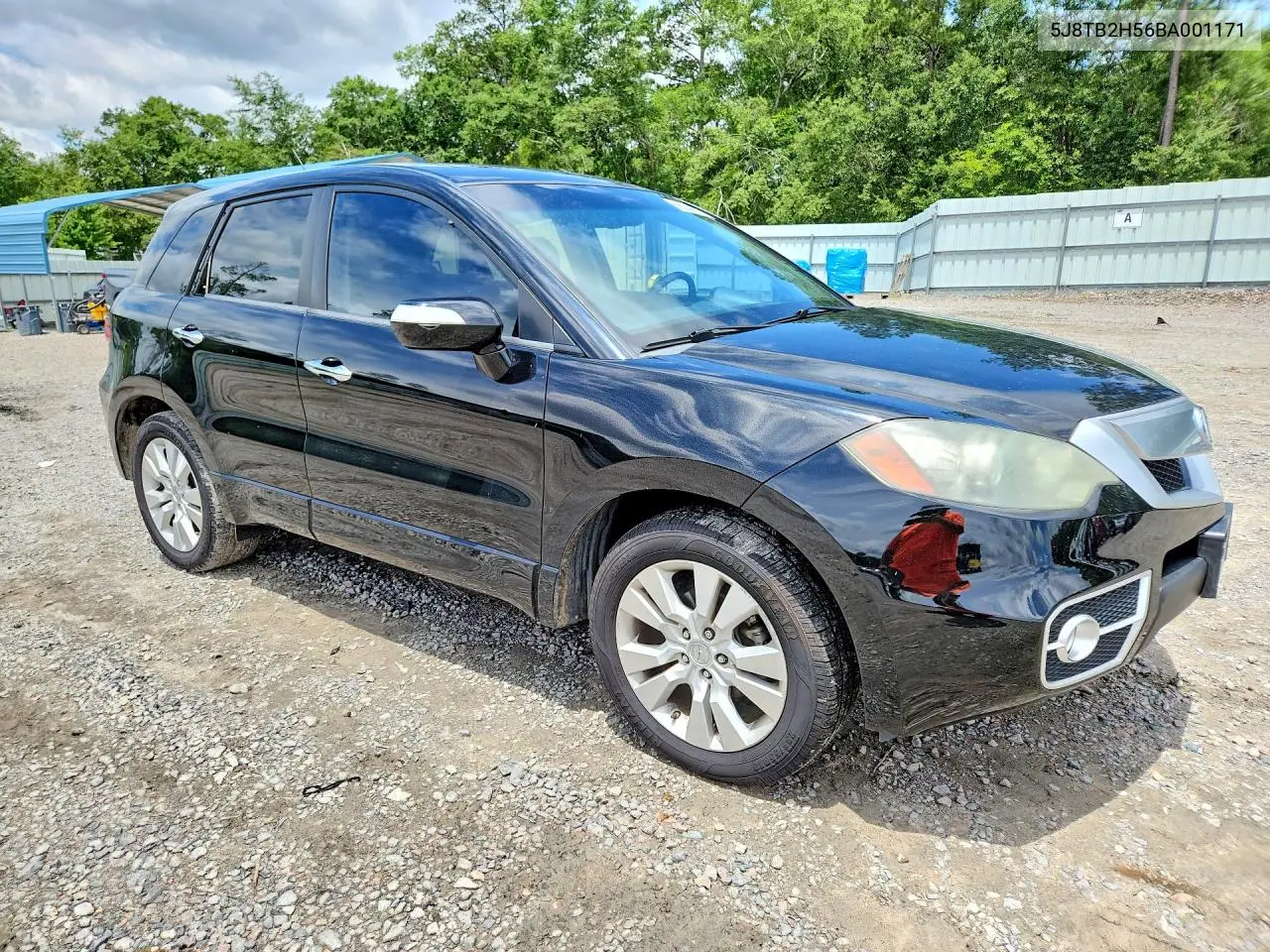 2011 Acura Rdx Technology VIN: 5J8TB2H56BA001171 Lot: 58044656