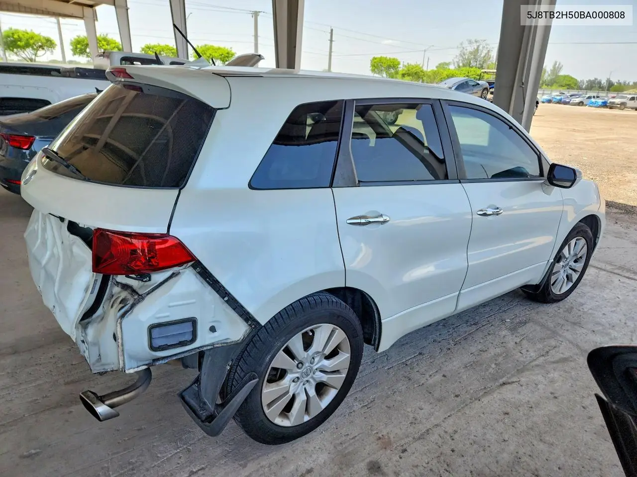 2011 Acura Rdx Technology VIN: 5J8TB2H50BA000808 Lot: 60605326