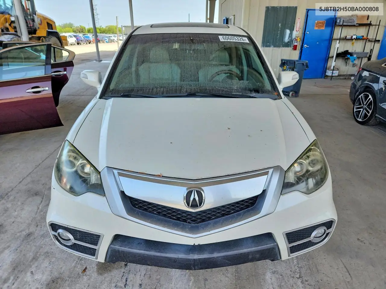 2011 Acura Rdx Technology VIN: 5J8TB2H50BA000808 Lot: 60605326