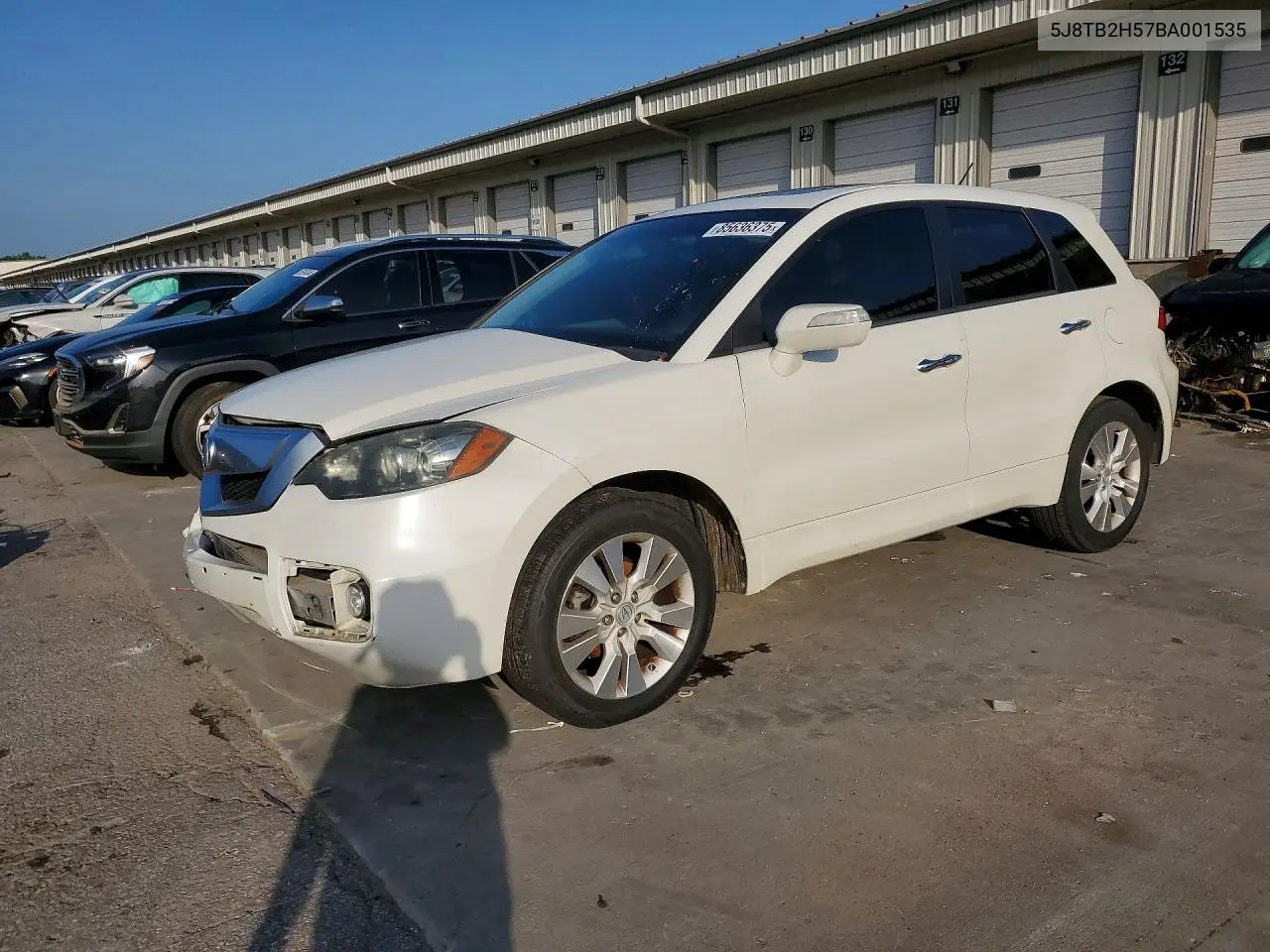 2011 Acura Rdx Technology VIN: 5J8TB2H57BA001535 Lot: 85636375