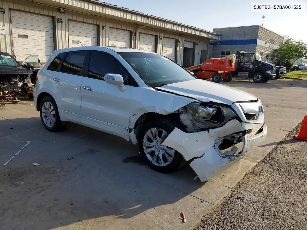 2011 Acura Rdx Technology VIN: 5J8TB2H57BA001535 Lot: 85636375