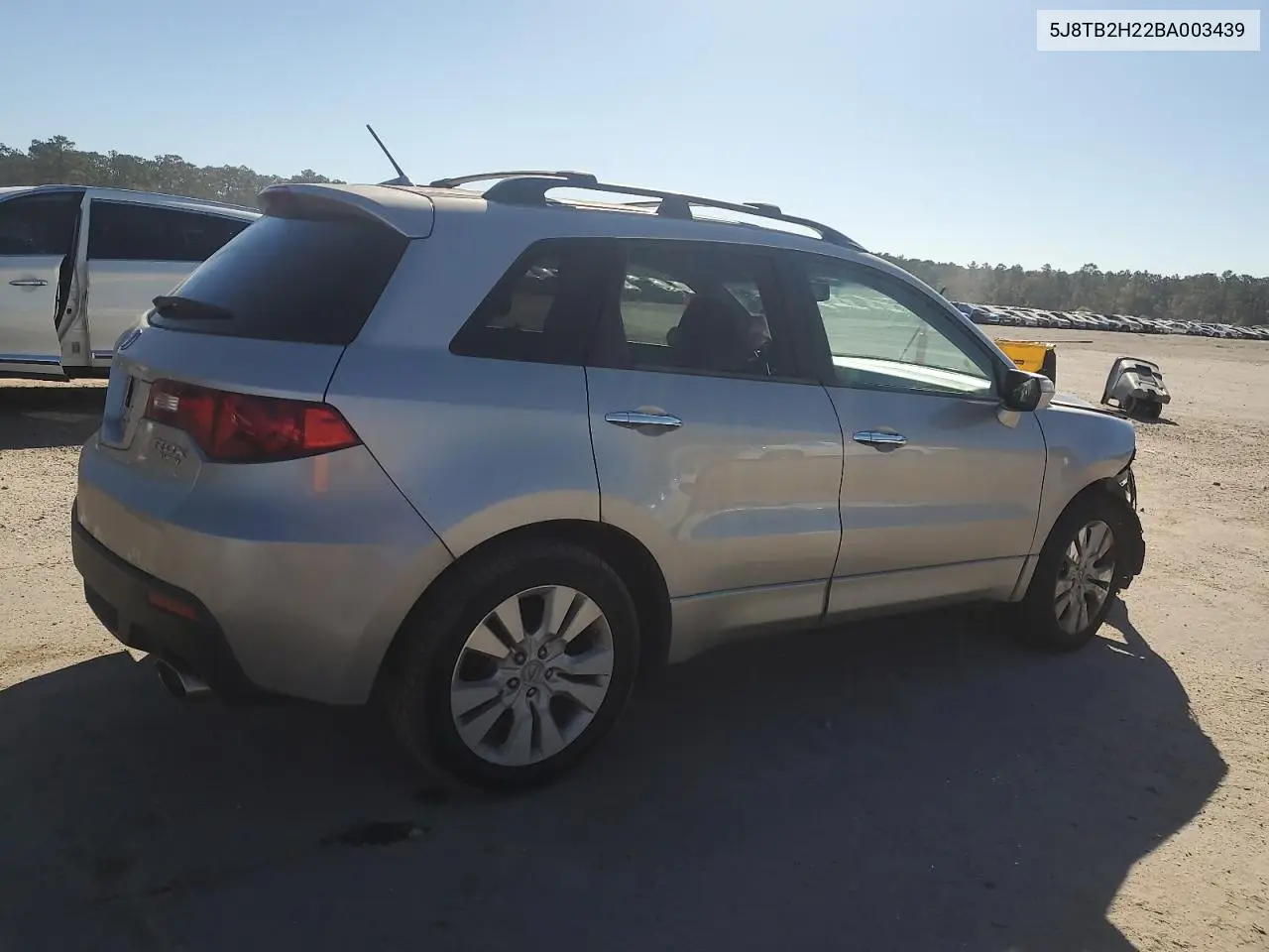 2011 Acura Rdx VIN: 5J8TB2H22BA003439 Lot: 92692385