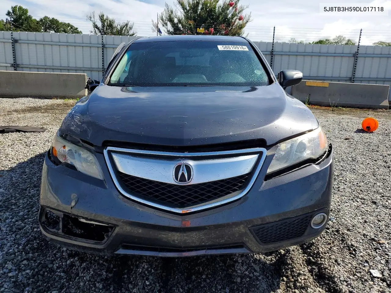 2013 Acura Rdx Technology VIN: 5J8TB3H59DL017118 Lot: 58010916