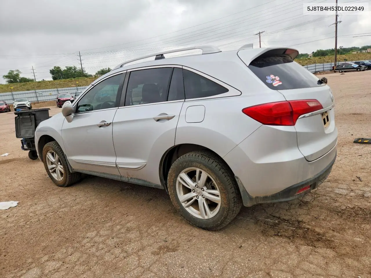 2013 Acura Rdx Technology VIN: 5J8TB4H53DL022949 Lot: 58360876