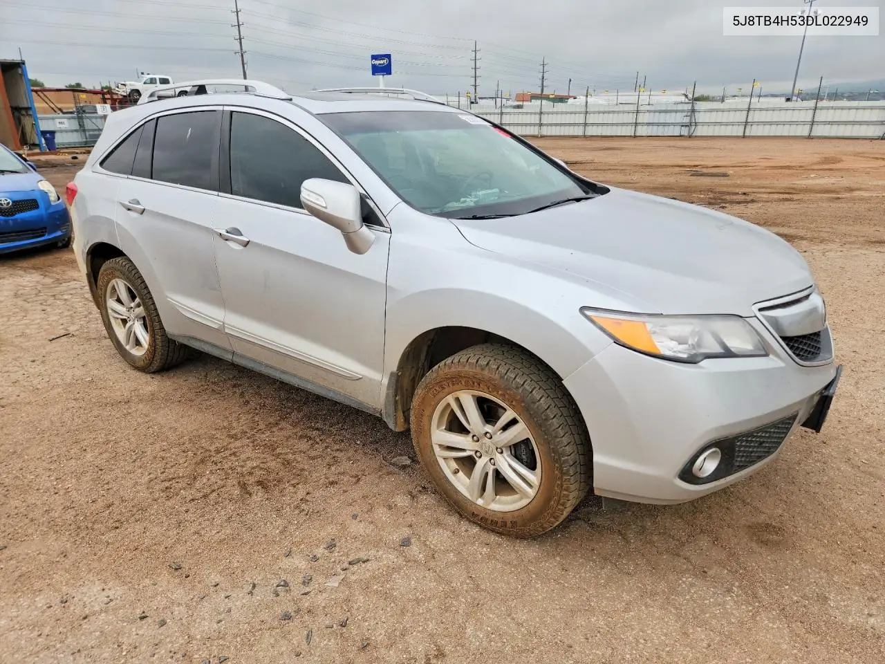 2013 Acura Rdx Technology VIN: 5J8TB4H53DL022949 Lot: 58360876